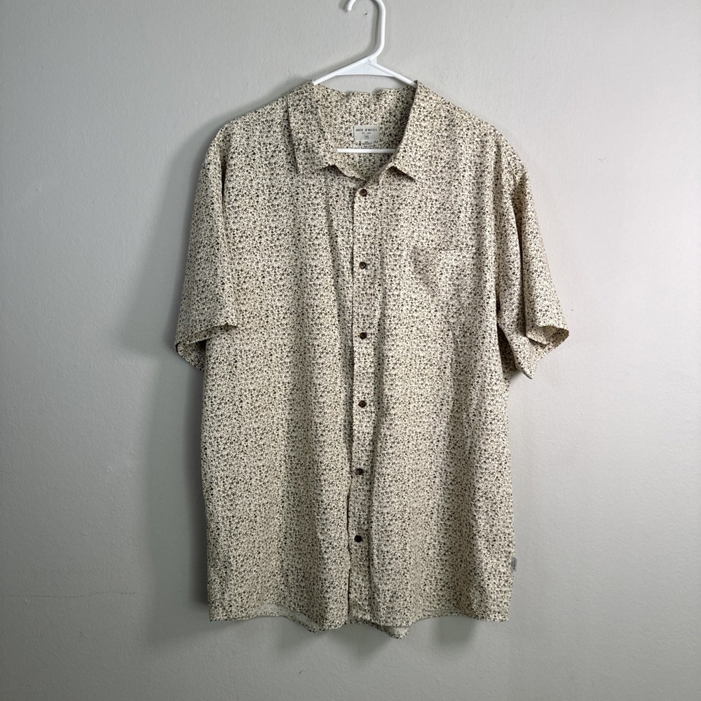 Jack‎ O'Neill Hawaiian Shirt Men's XXL Floral Button Up Casual Relaxed Fit